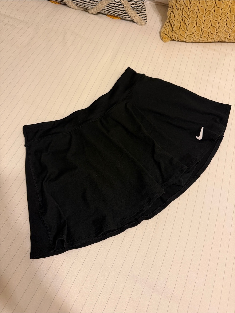Nike Black Athletic Circle Skirt with Pleats